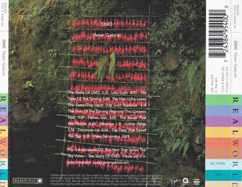 Peter Gabriel - OVO CD Import