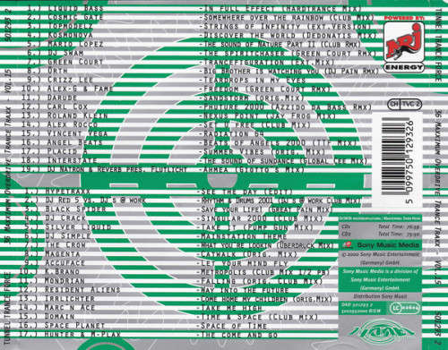 Various - Tunnel Trance Force Vol. 15 Double CD Import