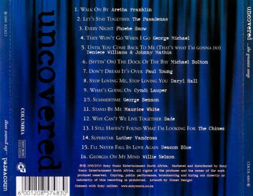 Various - Uncovered... Greatest Songs...Greatest Artists CD