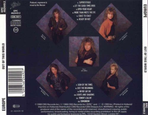 Europe - Out of This World CD Import