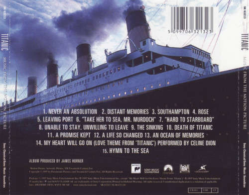 James Horner - Titanic (Music From the Motion Picture) CD Import