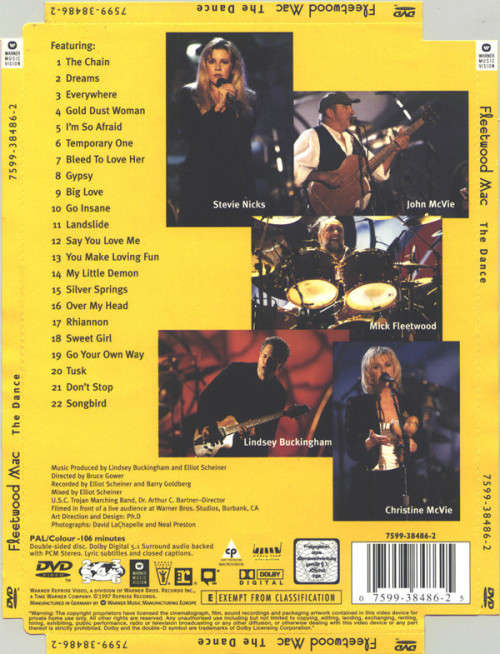 Fleetwood Mac - The Dance DVD Import Sealed