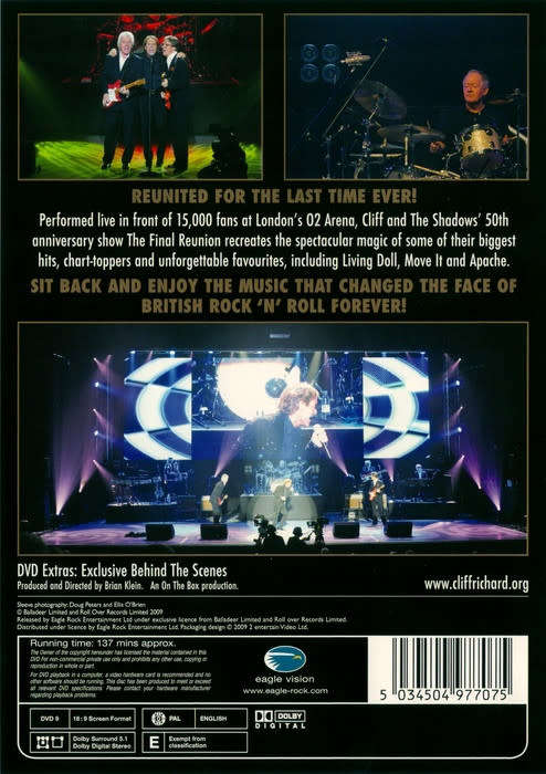 Cliff and the Shadows - Final Reunion DVD