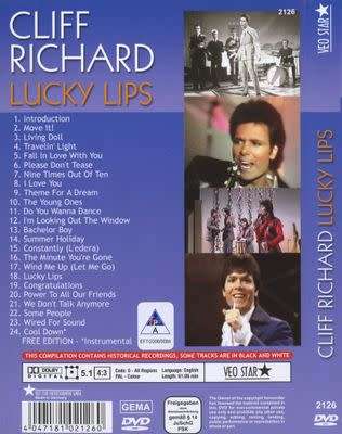 Cliff Richard - Lucky Lips DVD Import