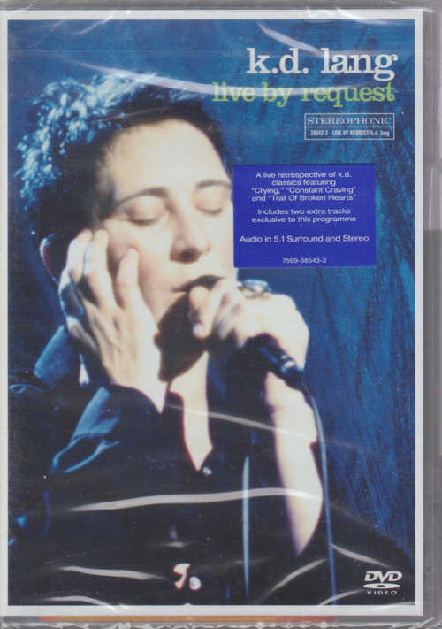 k.d. lang - Live By Request DVD Import Sealed