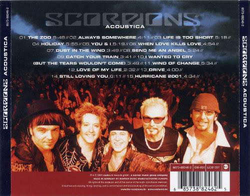 Scorpions - Acoustica CD Import