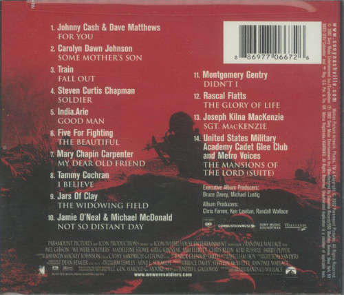 Various - Music From and Inspired By We Were Soldiers Soundtrack CD Import Sealed