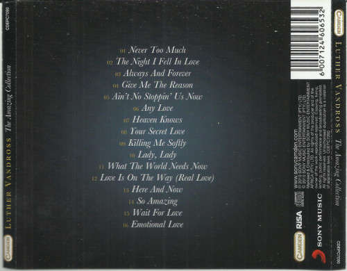 Luther Vandross - Amazing Collection CD