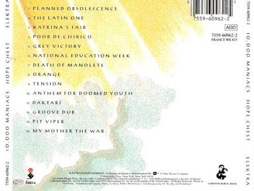 10,000 Maniacs - Hope Chest (Fredonia Recordings 1982 - 1983) CD Import
