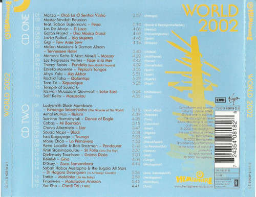 Various - World 2002 - 37 Artists From 24 Countries Around the World Double CD Import