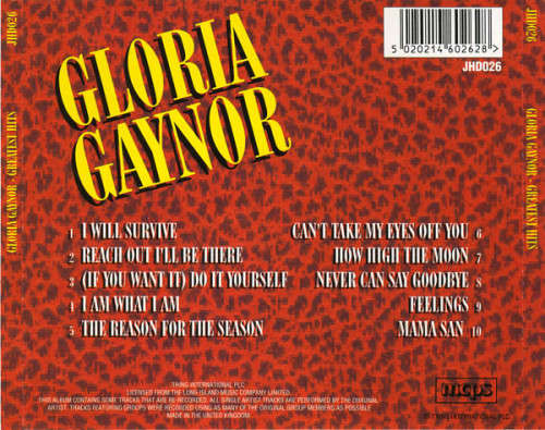 Gloria Gaynor - Greatest Hits CD Import