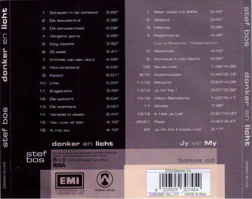 Stef Bos - Donker En Licht Double CD
