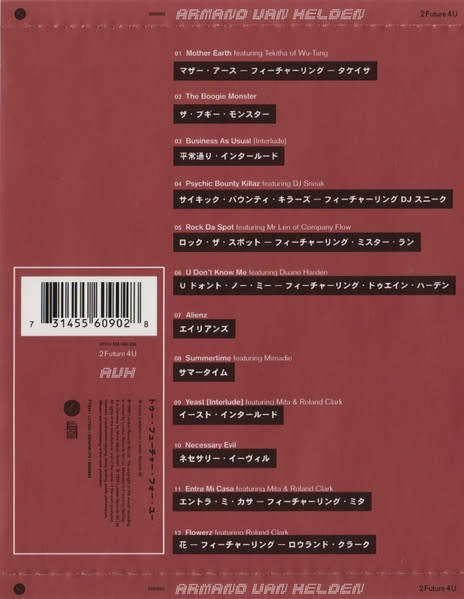 Armand Van Helden - 2Future4U CD Import