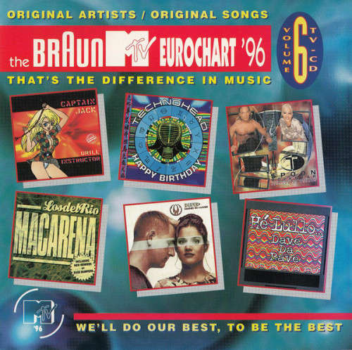 Various - Braun MTV Eurochart `96 - Volume 6 CD Import