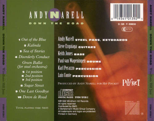 Andy Narell - Down the Road  CD Import