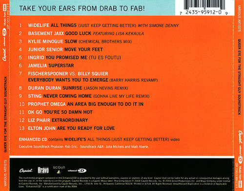 Various - Queer Eye For the Straight Guy Soundtrack CD Import