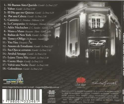 Carlos Gardel - Greatest Hits CD Import