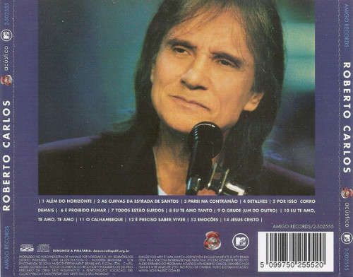 Roberto Carlos - Acústico MTV CD Import Sealed