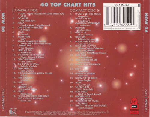 Various - Now That`s What I Call Music! 26 Double CD Import UK