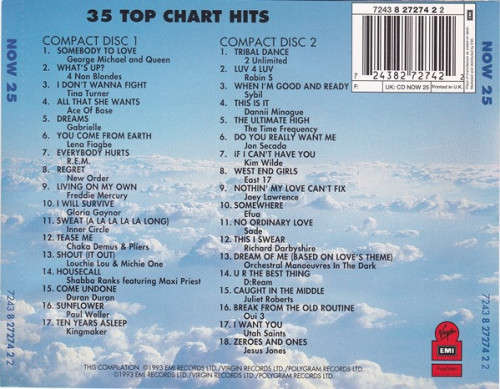 Various - Now That`s What I Call Music! 25 Double CD Import UK