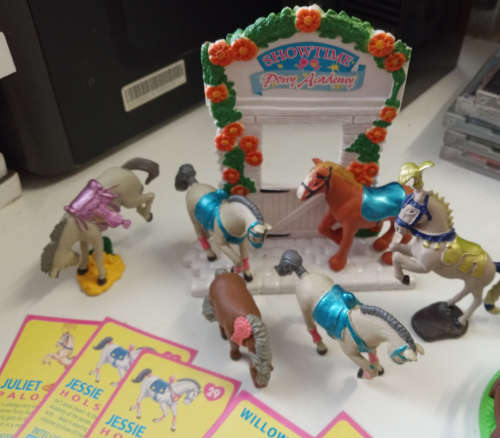 Vintage Pony In My Pocket Toy Figurines, Cards (Set) Rare Joblot
