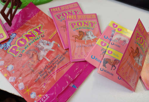 Vintage Pony In My Pocket Toy Figurines, Cards (Set) Rare Joblot
