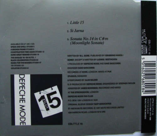 Depeche Mode - Little 15 CD Maxi Single Import