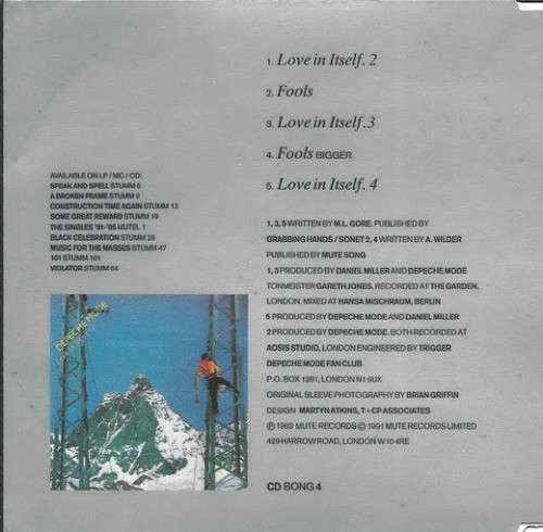 Depeche Mode - Love In Itself CD Maxi Single Import