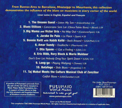 Putumayo Various - Blues Around the World CD Import Sealed