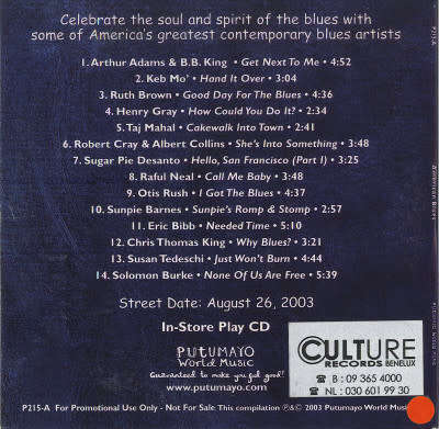 Putumayo Various - Presents American Blues CD Import