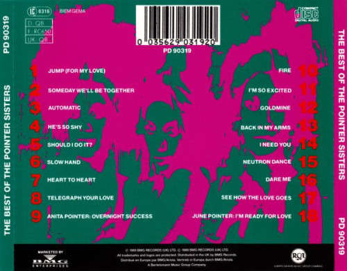 Pointer Sisters - Jump (Best of) CD Import