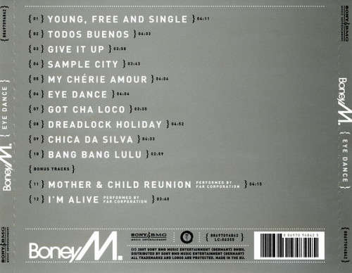 Boney M. - Eye Dance CD Import Rare