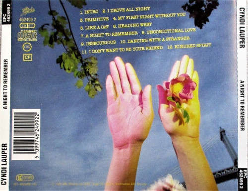 Cyndi Lauper - A Night To Remember CD Import