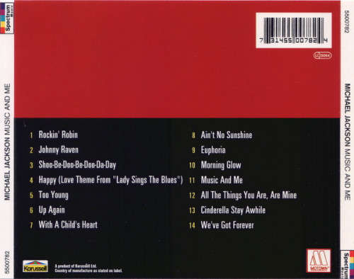 Michael Jackson - Music & Me CD Import