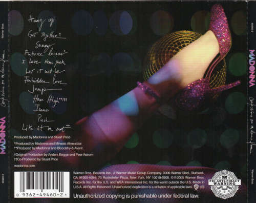 Madonna - Confessions On a Dance Floor CD Import
