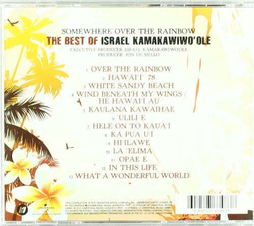 Israel Kamakawiwo`ole - Somewhere Over the Rainbow -(Best of) CD Import