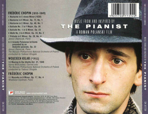 The Pianist - Soundtrack CD Import