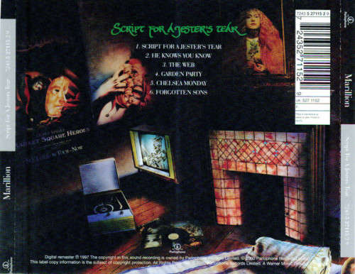 Marillion - Script For a Jester`s Tear CD Import