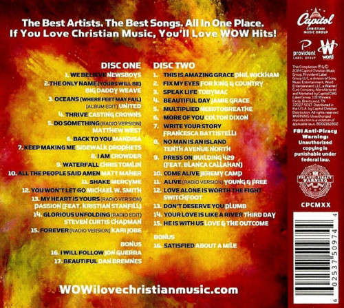 Various - WOW Hits 2015 Double CD Import