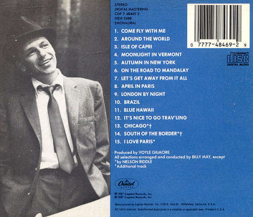Frank Sinatra - Come Fly With Me CD Import
