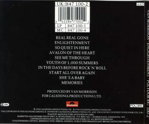 Van Morrison - Enlightenment CD Import