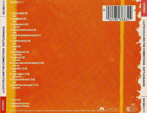 Lloyd Cole and the Commotions - Rattlesnakes CD Import