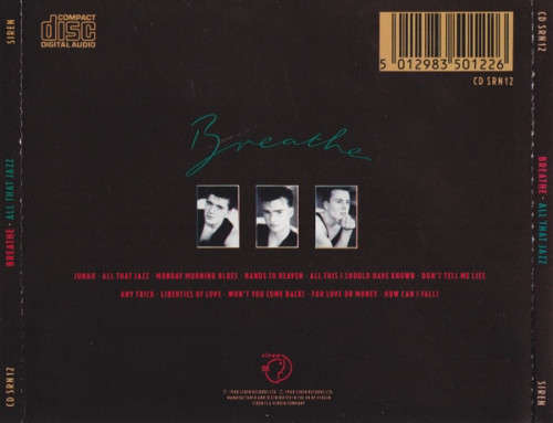 Breathe - All That Jazz CD Import