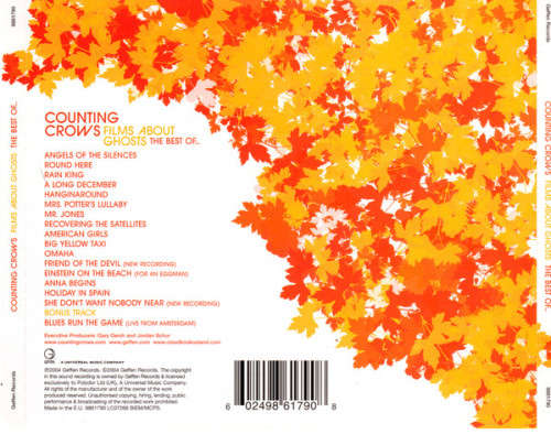 Counting Crows - Films About Ghosts (Best of) Double CD and DVD Import
