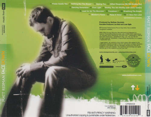 Religious Matt Redman Facedown CD Import for sale in Johannesburg ID 624771913