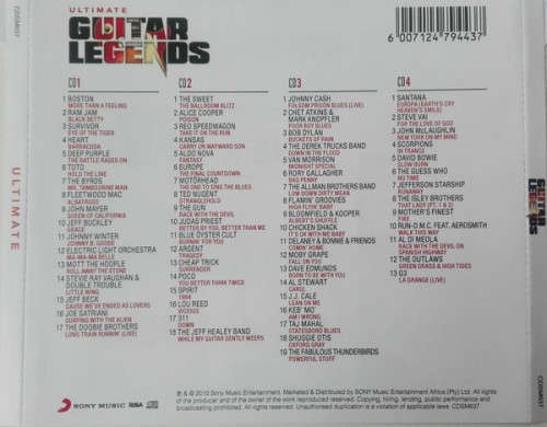 Various - Ultimate Guitar Legends 4x CD