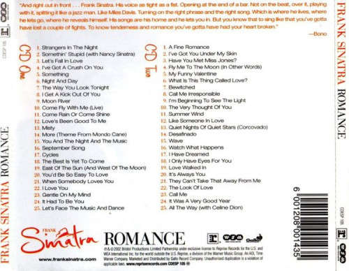 Frank Sinatra - Romance Double CD