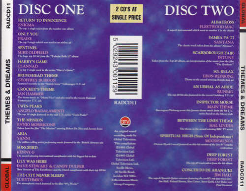 Various - Themes and Dreams Double CD Import