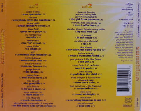 Various - Sunshine Double CD Import (Jazz)