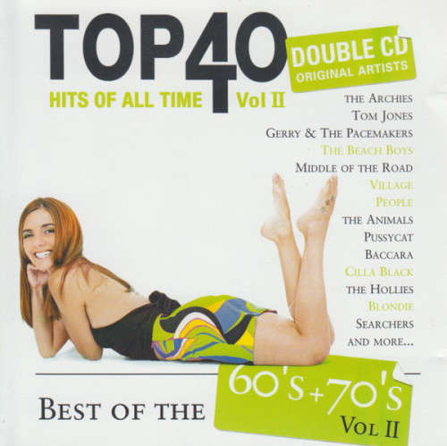 Various - Top 40 Hits of All Time - Best of the 60`s + 70`s: Vol I + II Double CDs Set